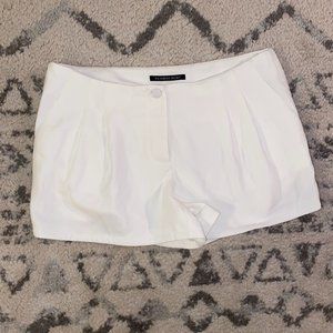 White Victoria's Secret Pleated Shorts